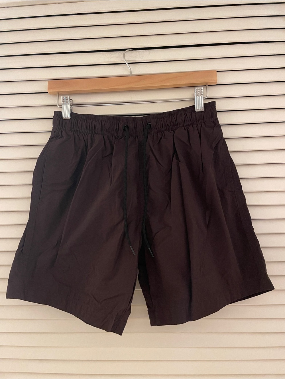 H&M Men’s Swim Trunks in Dark Brown